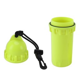 Scuba Diving Dry Box, Waterproof Capsule Storage Container for Keys Cards PP Material for Water Sports (Yellow)