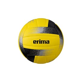 Erima Unisex - Adult Hybrid Volleyball, Yellow/Black/Silver, 5