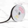 Creative Ideas 7/8-Inch Solid Grosgrain Ribbon, 50-Yard, Brown