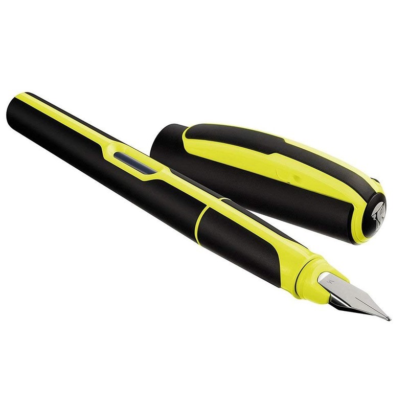 Pelikan 939850 Fountain Pen, Style neon, Spring M, Yellow