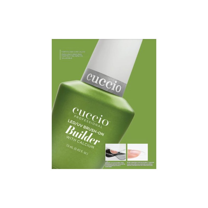 Cuccio Pro Brush-On Builder Gel With Calcium - LED And