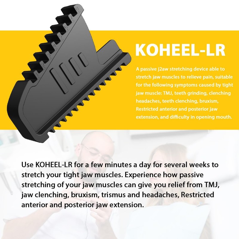KOHEEL LR Pain Relief for CMD - Helps with Jaw