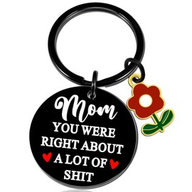 Crizaor Mothers Day Keychain Gifts Mom Gifts Mother’s Day Gifts For Mom From Daughter Son Birthday Gifts For Mom Bulk Mother Gift Gifts For Moms Who Have Everything Keyring Necklace