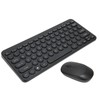 2.4G Wireless Keyboard Mouse Combo 78 Key Retro Round Keycap