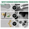 12FT Propane Hose with Propane Splitter 2 Way POL Tank