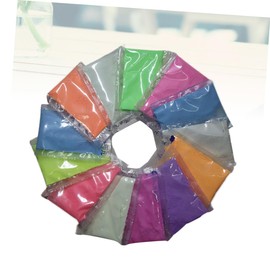 KONTONTY 8pcs Nighttime Nail Art Glitter Fluorescent Luminous Powder Easy DIY Nail Art Waterproof Glue Random Color