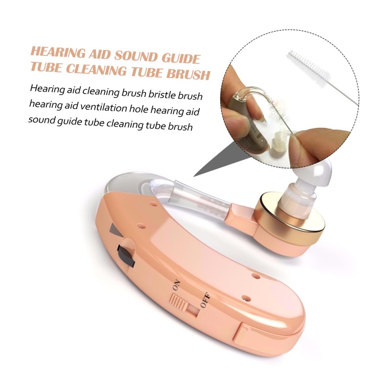 FOMIYES 10pcs Hearing Aid Cleaning Kit Brush Rod Hearing Amplifier