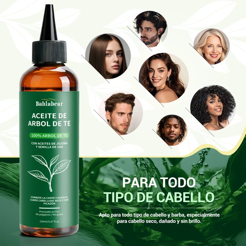 Aceite De rbol De T Natural 150ml Crecimiento Del Cabello