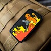 Fire Lizard with Flamethrower PVC Morale Patch | Hook &