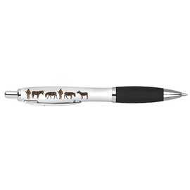 DV DESIGN 1 x Donkey Black Pen - Pets Horse Wild Animals Stationary School Equipment Teacher Friend Kids Girls Boys #80753