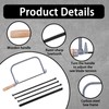 Coping Saw, 5-Piece Coping Saw Blades Set for Woodworking, Fine