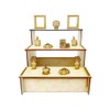 Genérico Altar Decorativo Ofrenda Día De Muertos Halloween MDF Mini