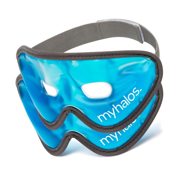 MyHalos Gel Eye Mask - Reusable Cooling Eye Mask with