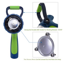 GREEN MOUNT New Patent Garden Hose Nozzle, Heavy Duty Water Nozzle, High Pressure Fireman Style Nozzle with Ergonomic Handle for Lawn and Garden Watering