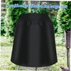 Mipcase BBQ Grill Cover Outdoor Round Fire Pit Protector for