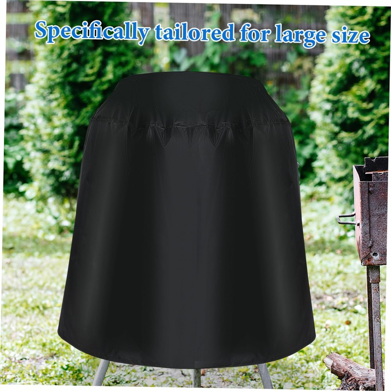Mipcase BBQ Grill Cover Outdoor Round Fire Pit Protector for