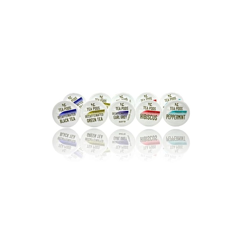 Decaf Variety Pack tea pods compatible with Nespresso OriginalLine brewers