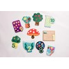 Spanish Wooden Matching English Number Magnets Game, Educational Matching Game