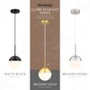Mccokaige 6 Inch Gold Mid Century Modern Pendant Light Pendants