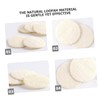 Baluue 10pcs Loofah Sponge Pads Face Scrubbers Natural Exfoliating Facial