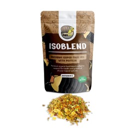 Bugzy Bugs Isoblend Premium Isopod Food Feed Mix All Natural Protein Vegetable Dry Blend for Isopods Feeders Insects