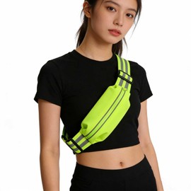 FineGood Reflective Band, Reflective Belt, Adjustable Length, Unisex, Small Bag Included, High Brightness, Night Visibility, For Running, Dog Walking, Biking, Construction, Climbing