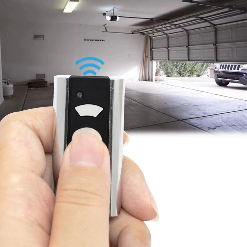 433 MHz Garage Door Opener Remote Control Compatible with Standard