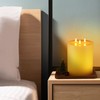 Retisee Extra Large Flameless Candles LED Battery Operated Real Wax