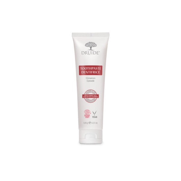 Druide Natural Organic Toothpaste 120ml/4oz, Cinnamon