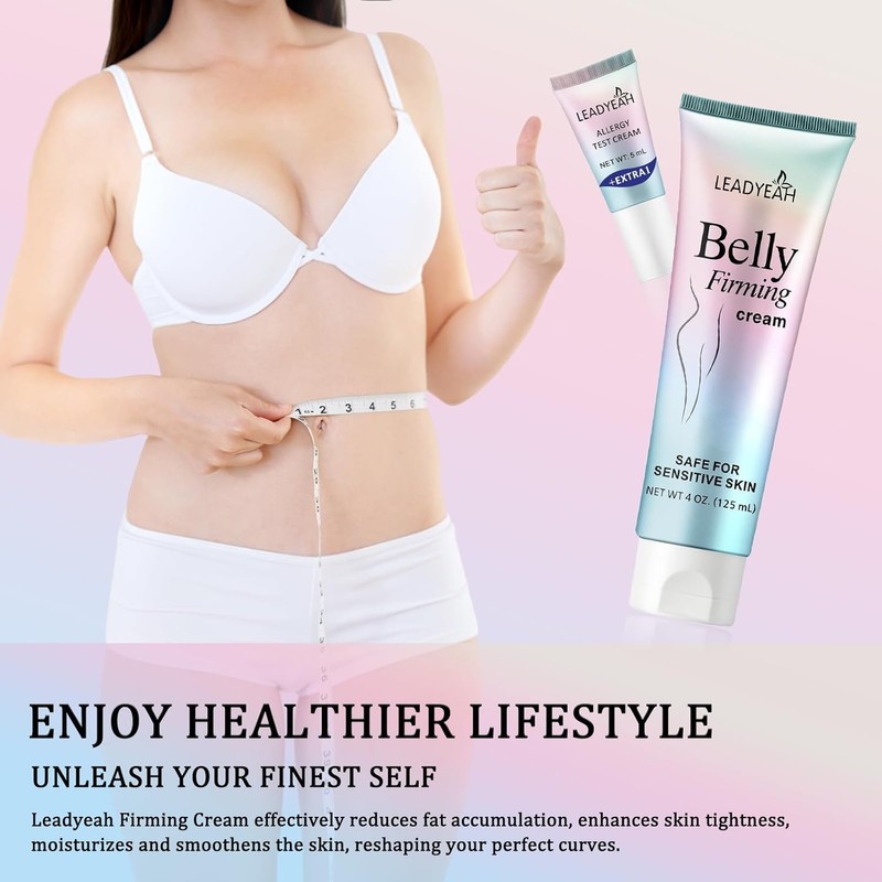Leadyeah B Flat Belly Firming Cream - Moisturizing, Firming for