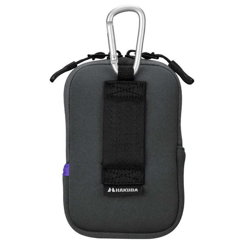 HAKUBA デジタルカメラケース ピクスギア スリムフィット02 カメラポーチ M クッション性伸縮素材 ダークグレー SPG-SF2CPM-DGY