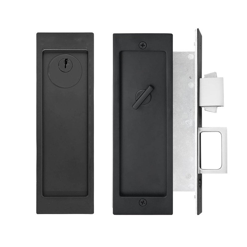 Modern Pocket Door Hardware Privacy Lock, Modern Pocket Door Lock