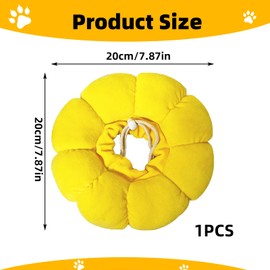 TYVOM Cat Cone Collar Soft Cat Recovery Collar Dog Cones To Stop Paw Licking, Soft Cat Cone Alternative Dog Neck Collar After Surgery, Soft Cone for Cats for Anti-Bite Lick
