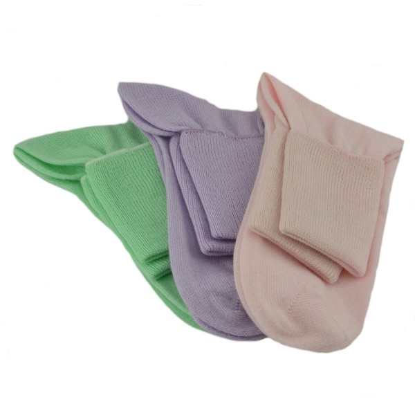 Ankle Diabetic Socks for Women | 3 Pairs Non Binding