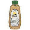 KOOPS' Organic Stone Ground Mustard 12 Ounce Bold Flavor Gluten