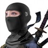 EA Ninja Mask Daily Balaclava Black Hood Classic neck warmer