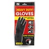 151 Products 1511197 Black Heavy Duty Rubber Gloves - Large