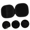 TEHAUX Portable Earbud Case Stylish Headphone Storage Box with Zipper