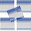 Essential Arts Blue Ink Ballpoint Pens Pack of 50 Medium