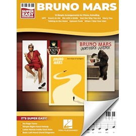Bruno Mars - Super Easy Songbook. Piano Solo.