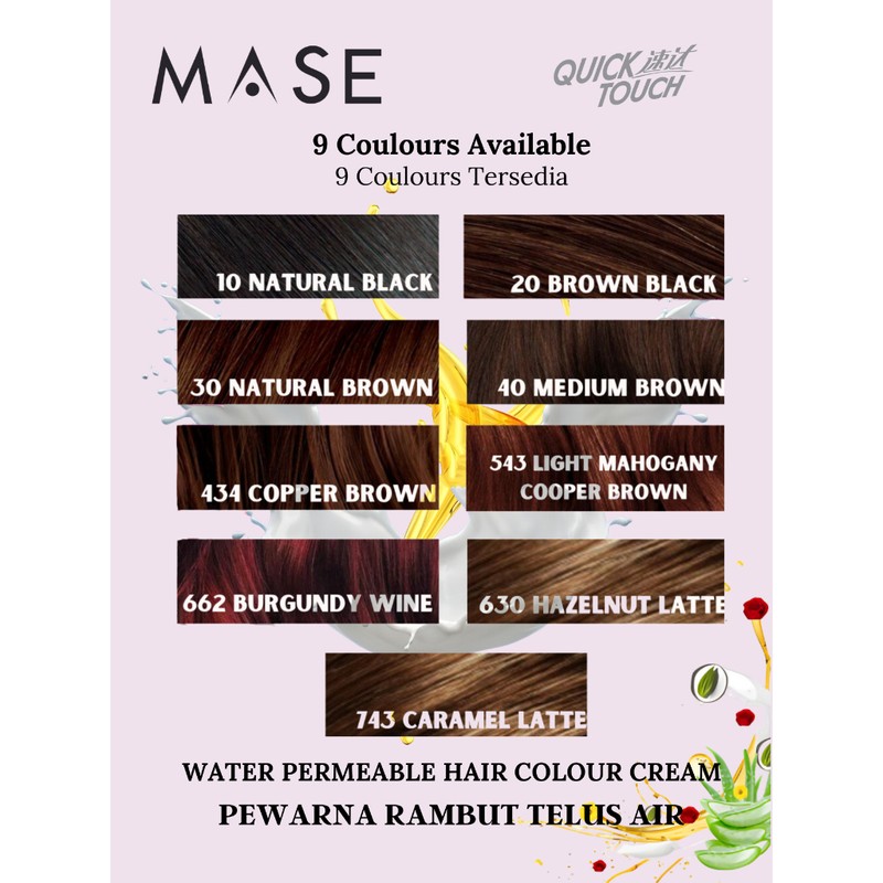 MAZE Quick Touch Colored Hair in 1 Minute Hair Color