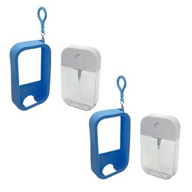 zhuohai Portable Card Spray Bottle Perfume Moisturizing Sprayer Box,50ML Refillable Perfume Bottle for Hand Sanitizer Fragrance Cosmetic（blue）