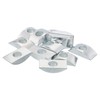 uxcell 12pcs M8 Half Moon Nuts Washers, Iron Solid Half