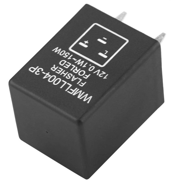 Turn Signal Flasher Relay, 3-Pin EP28 Car Flasher Relay Decoder for LED Turn Signal Light 12V