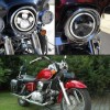 us- 2pcs Fit Mack R Series 7'' Inch Round LED