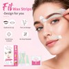 Eyebrow Waxing Strips for Face, Cold Wax Strips Facial Hair