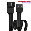 skineat 12" pwm Fan Extension Cable，4 pin Fan Extension Cable，Cable