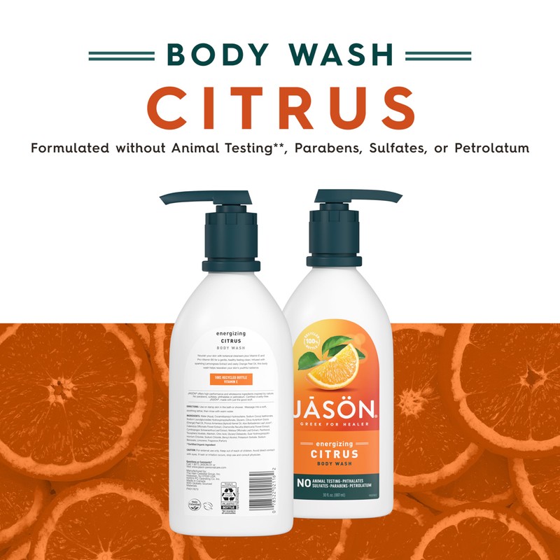 Jason Jason Natural Cosmetics Citrus Body Wash 887ml/30floz