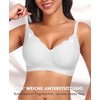 SINFLA Women's Seamless Bra Without Underwire Large Breasts Strong Hold