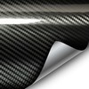 VVIVID Epoxy High Gloss Black Carbon Fibre Vinyl Automotive Wrap